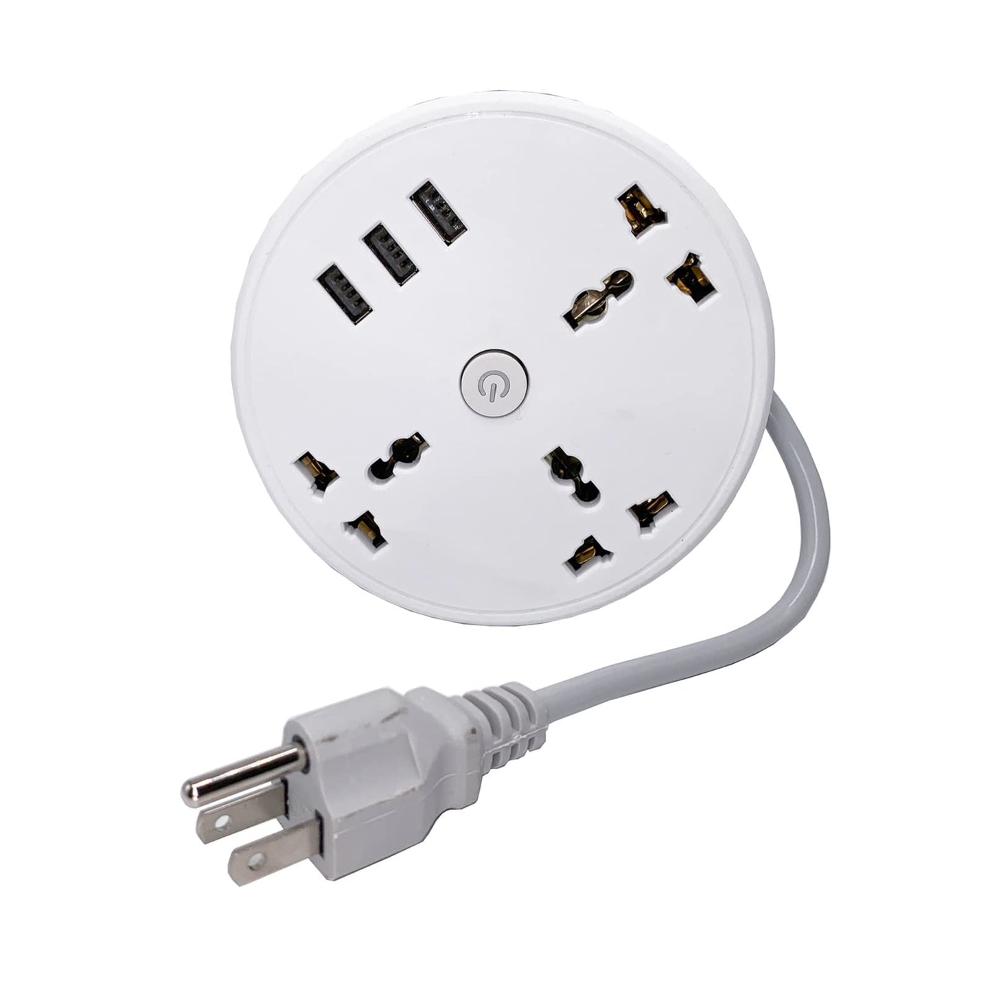 EU Plug AC Outlet Smart Home Power Stri – Multipurpose Electrical Extension Cord with USB Ports & Fast Charging