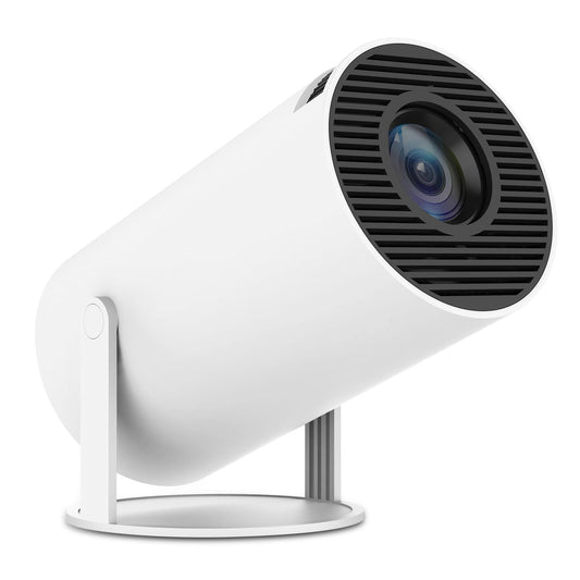 Salange P300 Mini Portable Projector - 4K 8K Video Decoding, 720P HD, Android 11, Wi-Fi, BT 5.1